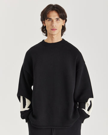 MR CHUNKY KNIT CREWNECK